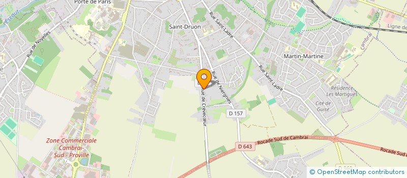 localisation de l'entreprise SCI MDS IMMO à CAMBRAI