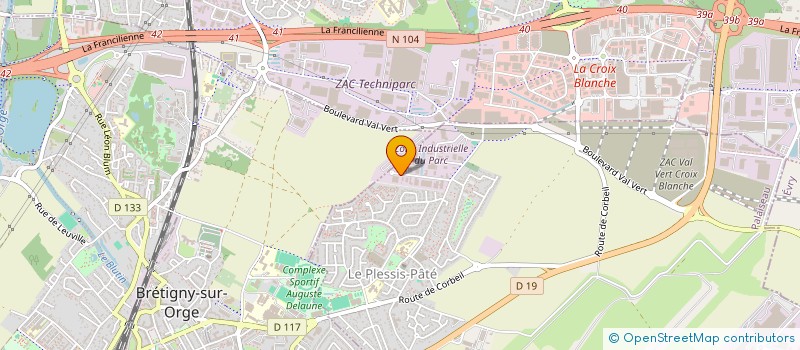 localisation de l'entreprise SCI MDT  LE PLESSIS-PATE