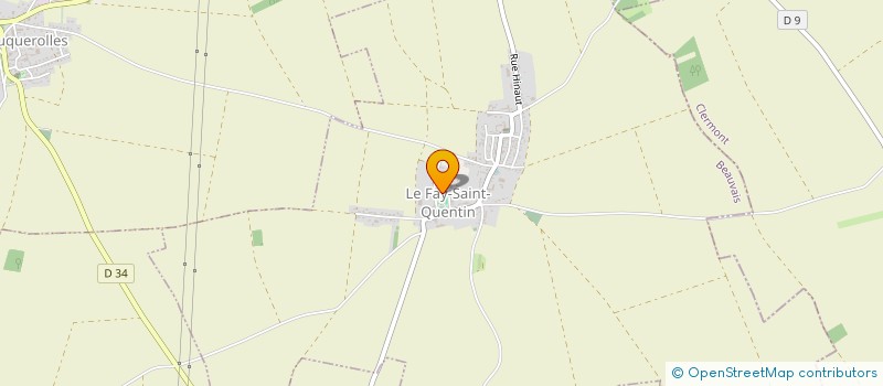 localisation de l'entreprise SCI MDV - 2008  LE FAY-SAINT-QUENTIN