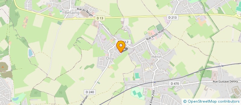 localisation de l'entreprise SCI MDVB IMMO  OISY