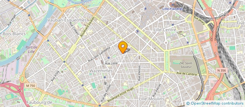 localisation de l'entreprise SCI MDVS à LILLE