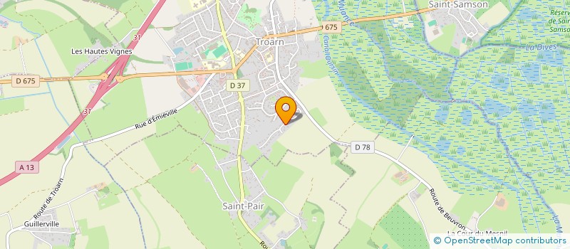 localisation de l'entreprise SCI ME & CO  TROARN