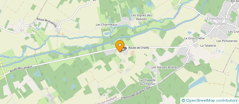 localisation de l'entreprise SCI ME.DE.CO. à CHEVILLON-SUR-HUILLARD