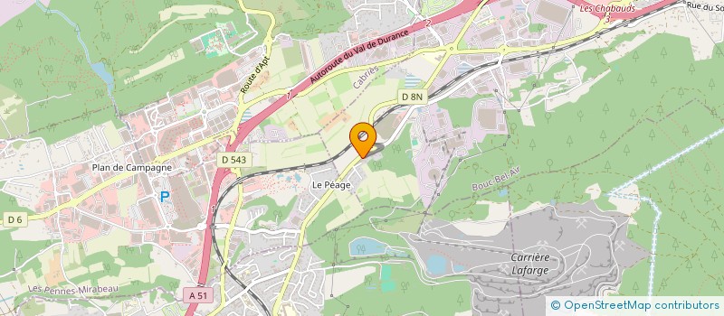 localisation de l'entreprise SCI ME-MA à BOUC-BEL-AIR
