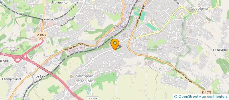 localisation de l'entreprise SCI ME.TAL  SAINT-JEAN-DE-MOIRANS