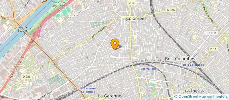localisation de l'entreprise SCI ME77-BERLIN  COLOMBES