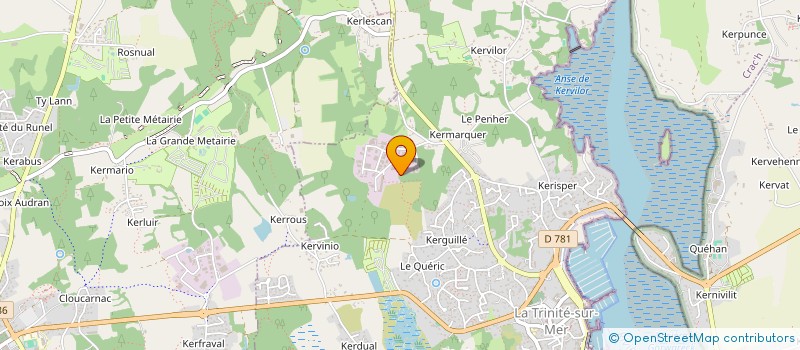 localisation de l'entreprise SCI MEABAN  LA TRINITE-SUR-MER