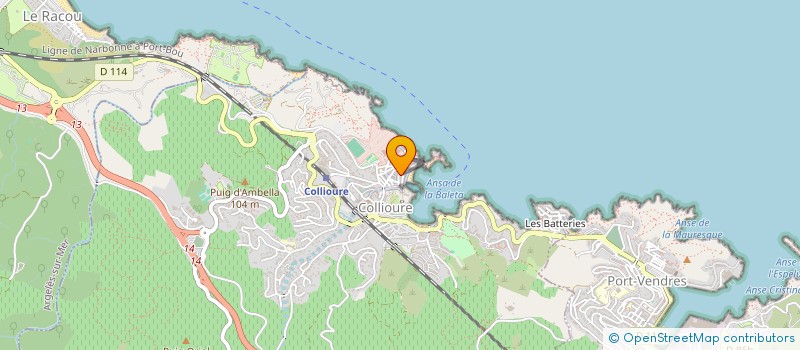 localisation de l'entreprise SCI MEAC à COLLIOURE