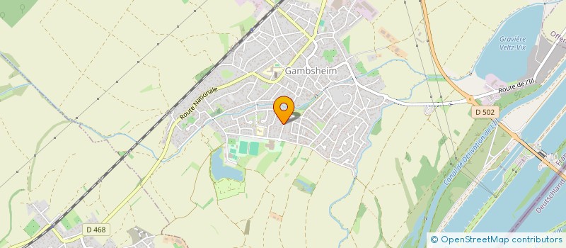 localisation de l'entreprise SCI MEALS  GAMBSHEIM