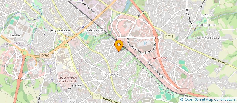 localisation de l'entreprise SCI MEAN LEAP & CO  TREGUEUX