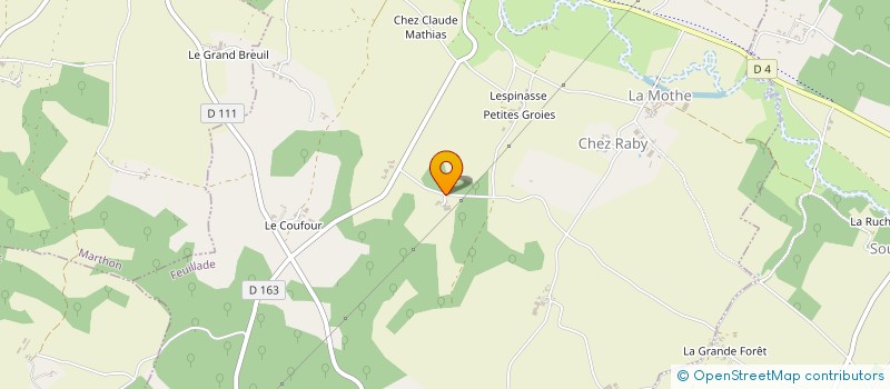 localisation de l'entreprise SCI MEAUBATUN  FEUILLADE