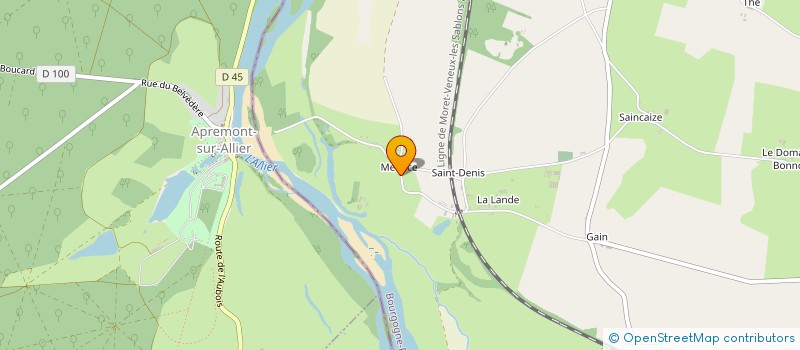 localisation de l'entreprise SCI MEAUCE ROCHEFORT à SAINCAIZE MEAUCE