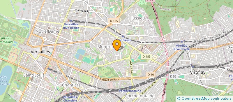 localisation de l'entreprise SCI MEAUDRE DE BLOIS à VERSAILLES