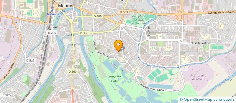 localisation de l'entreprise SCI MEAUGUI à MEAUX