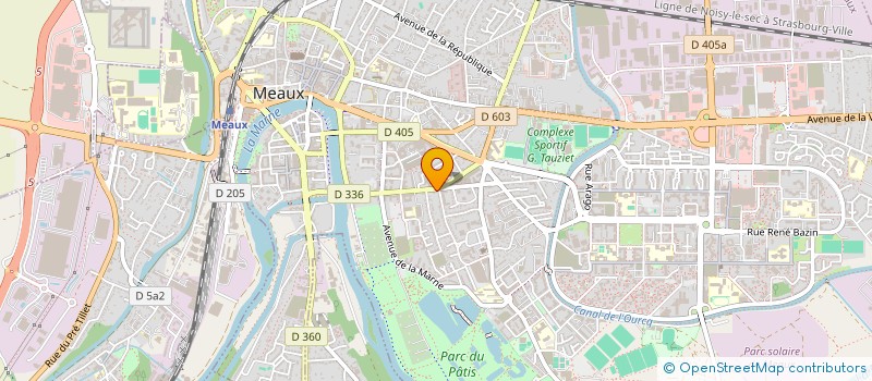 localisation de l'entreprise SCI MEAUX FOCH  TEMPLEUVE-EN-PEVELE