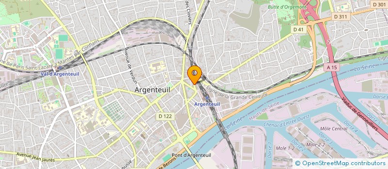 localisation de l'entreprise SCI MEB  ARGENTEUIL