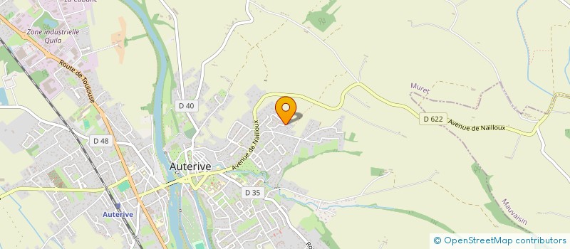 localisation de l'entreprise SCI MEB  AUTERIVE