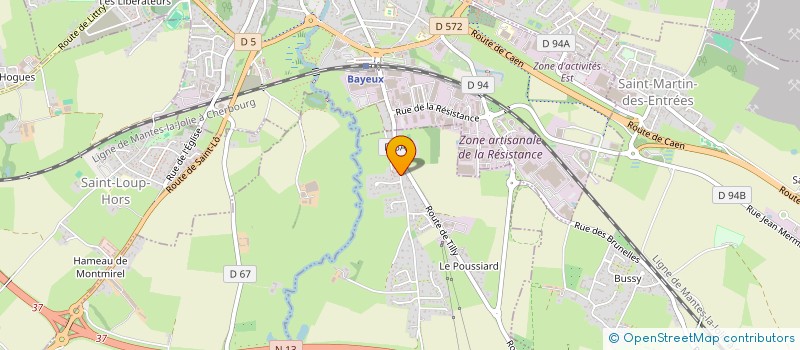 localisation de l'entreprise SCI MEB14  MONCEAUX-EN-BESSIN