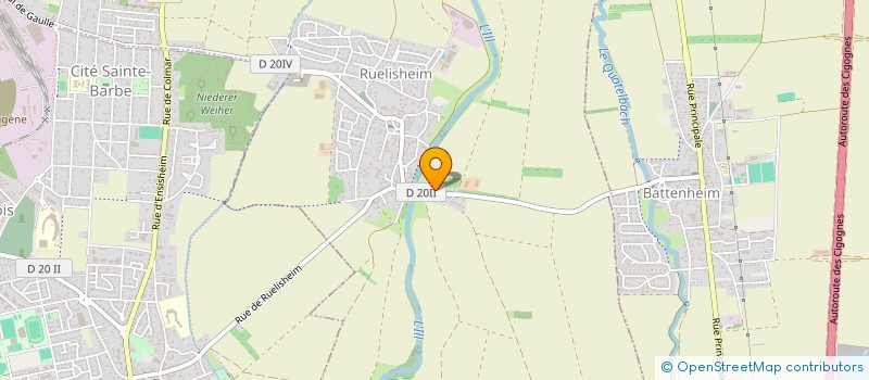 localisation de l'entreprise SCI MEBA  MULHOUSE