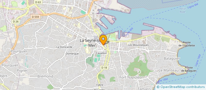 localisation de l'entreprise SCI MEBI à LA SEYNE-SUR-MER