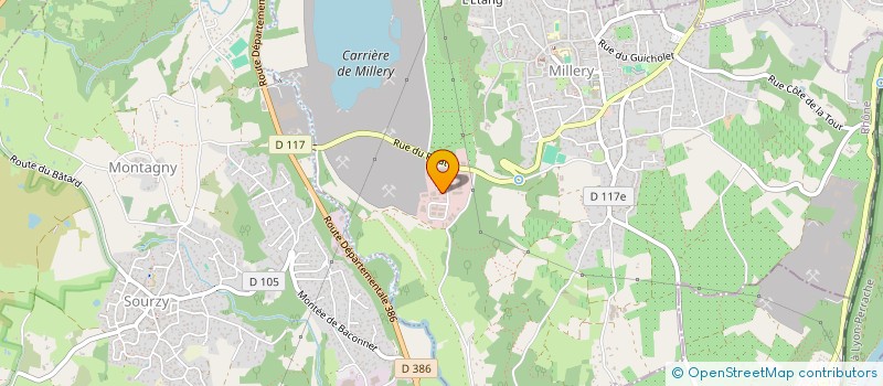 localisation de l'entreprise SCI MEC  MILLERY