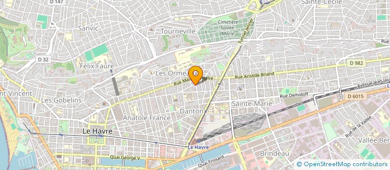 localisation de l'entreprise SCI MECA  LE HAVRE