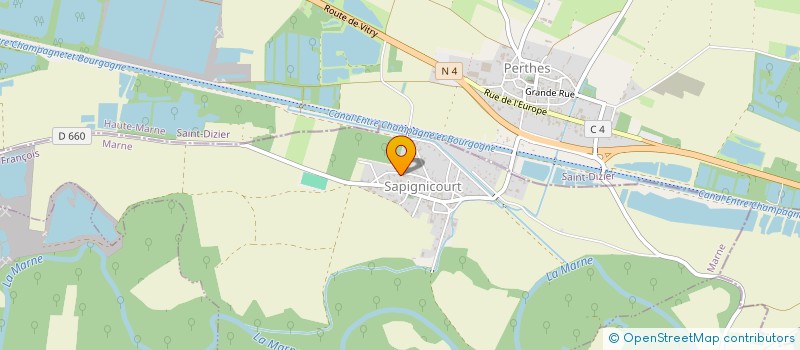 localisation de l'entreprise SCI MECA à SAPIGNICOURT