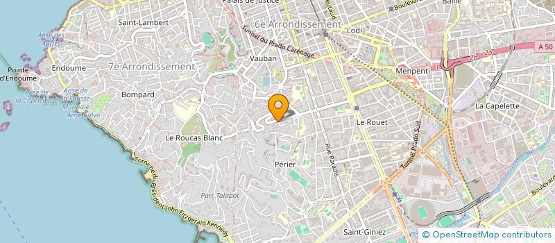 localisation de l'entreprise SCI MECA à MARSEILLE