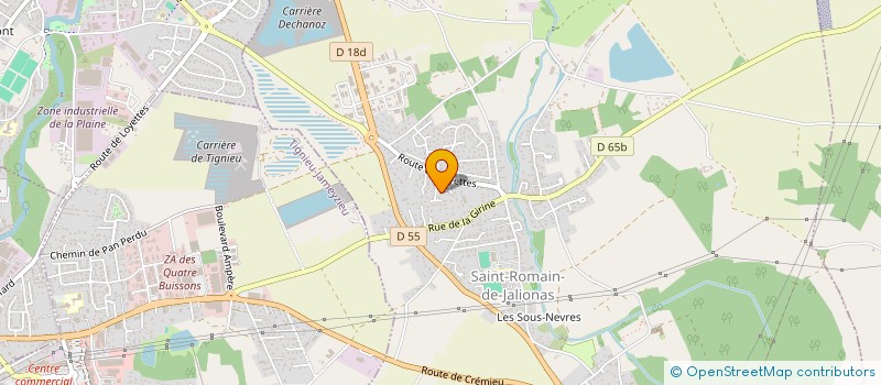 localisation de l'entreprise SCI MECA SERVICE BARBE  SAINT-ROMAIN-DE-JALIONAS