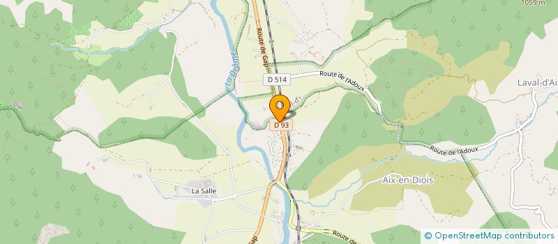 localisation de l'entreprise SCI MECA-TOUR  SOLAURE EN DIOIS