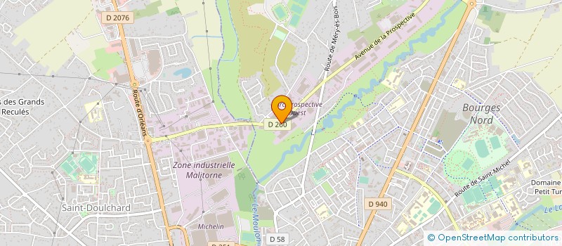 localisation de l'entreprise SCI MECABOX  BOURGES