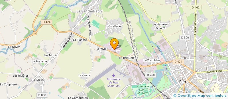 localisation de l'entreprise SCI MECAFOR à LA LANDE-PATRY