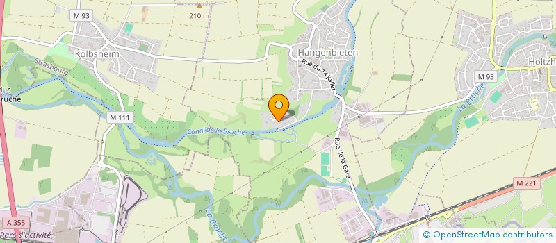 localisation de l'entreprise SCI MECALO  HANGENBIETEN