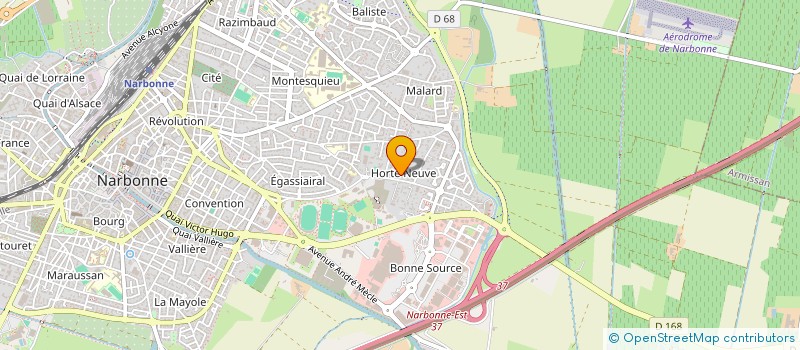 localisation de l'entreprise SCI MECANIQUE PRECISION ABRAYSIENNE 2  NARBONNE