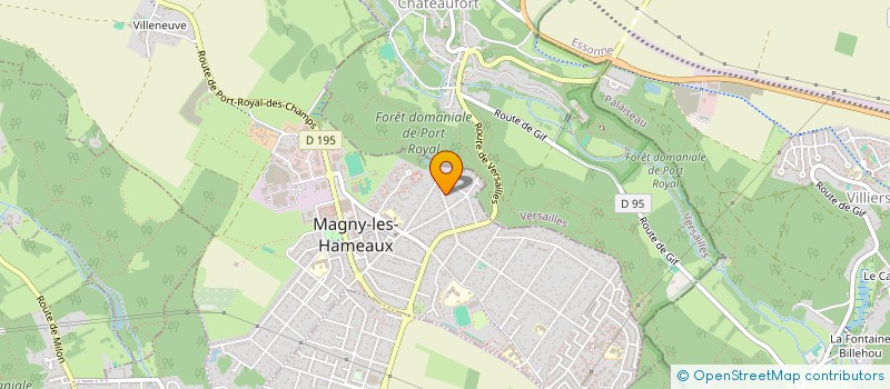 localisation de l'entreprise SCI MECATONIP  MAGNY-LES-HAMEAUX