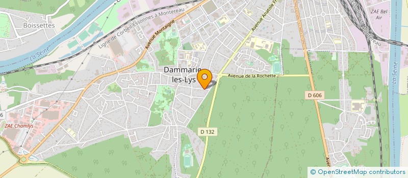 localisation de l'entreprise SCI MECAVY à DAMMARIE-LES-LYS