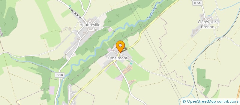 localisation de l'entreprise SCI MECD  OMELMONT