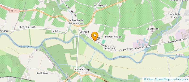 localisation de l'entreprise SCI MECH à SAINT-LAURENT-DE-COGNAC