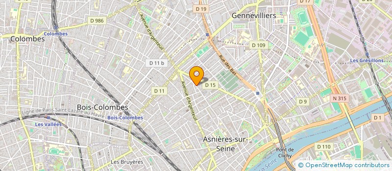 localisation de l'entreprise SCI MECHALI  ASNIERES-SUR-SEINE