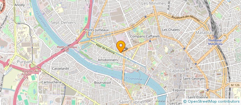 localisation de l'entreprise SCI MECHENEF à TOULOUSE