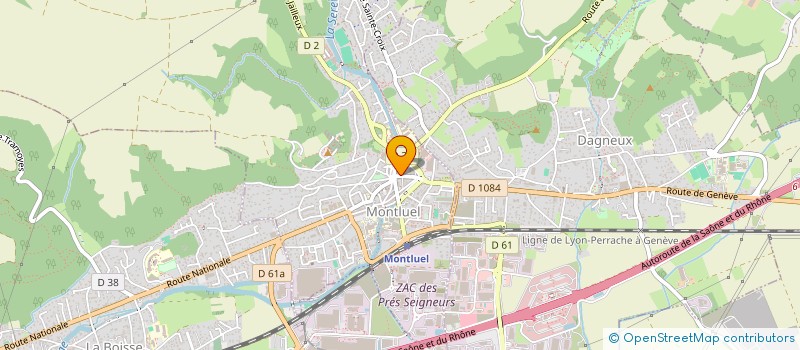 localisation de l'entreprise SCI MECHERI 2015  MONTLUEL