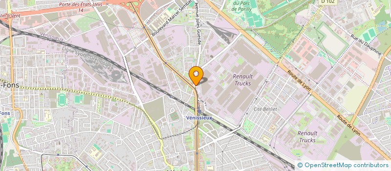 localisation de l'entreprise SCI MECHERY  VENISSIEUX