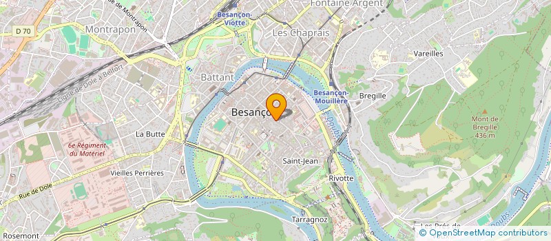 localisation de l'entreprise SCI MECHIET PIZZO  BESANCON