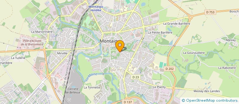 localisation de l'entreprise SCI MECHINEAU à MONTAIGU-VENDEE
