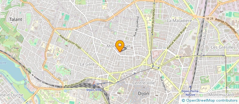 localisation de l'entreprise SCI MECHKA à DIJON