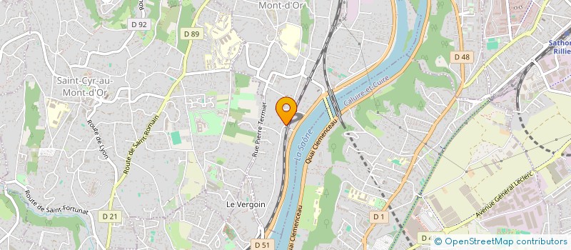 localisation de l'entreprise SCI MECHRI SD  COLLONGES-AU-MONT-D'OR