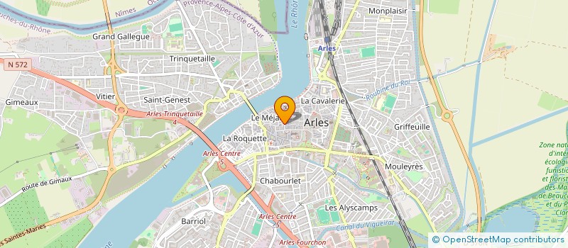 localisation de l'entreprise SCI MECI à ARLES
