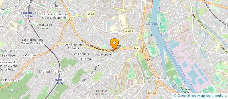 localisation de l'entreprise SCI MECIENNES  SAINT-GERMAIN-EN-LAYE