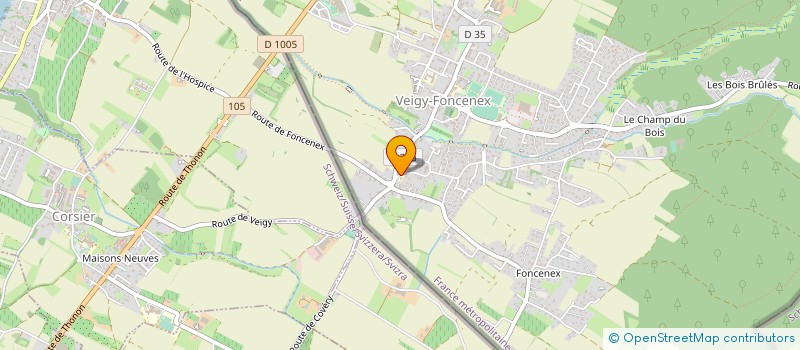 localisation de l'entreprise SCI MECLAREL  VEIGY-FONCENEX