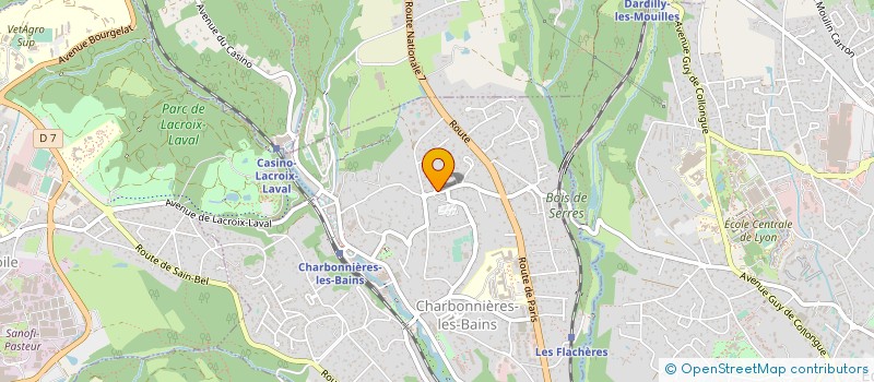 localisation de l'entreprise SCI MECOMOBA  LYON